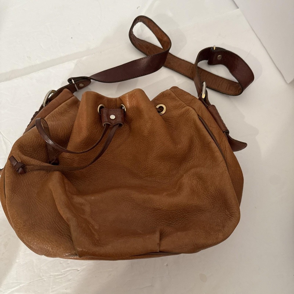 Manolo Blahnik Brown Leather Hobo Bag - Picture 4 of 16